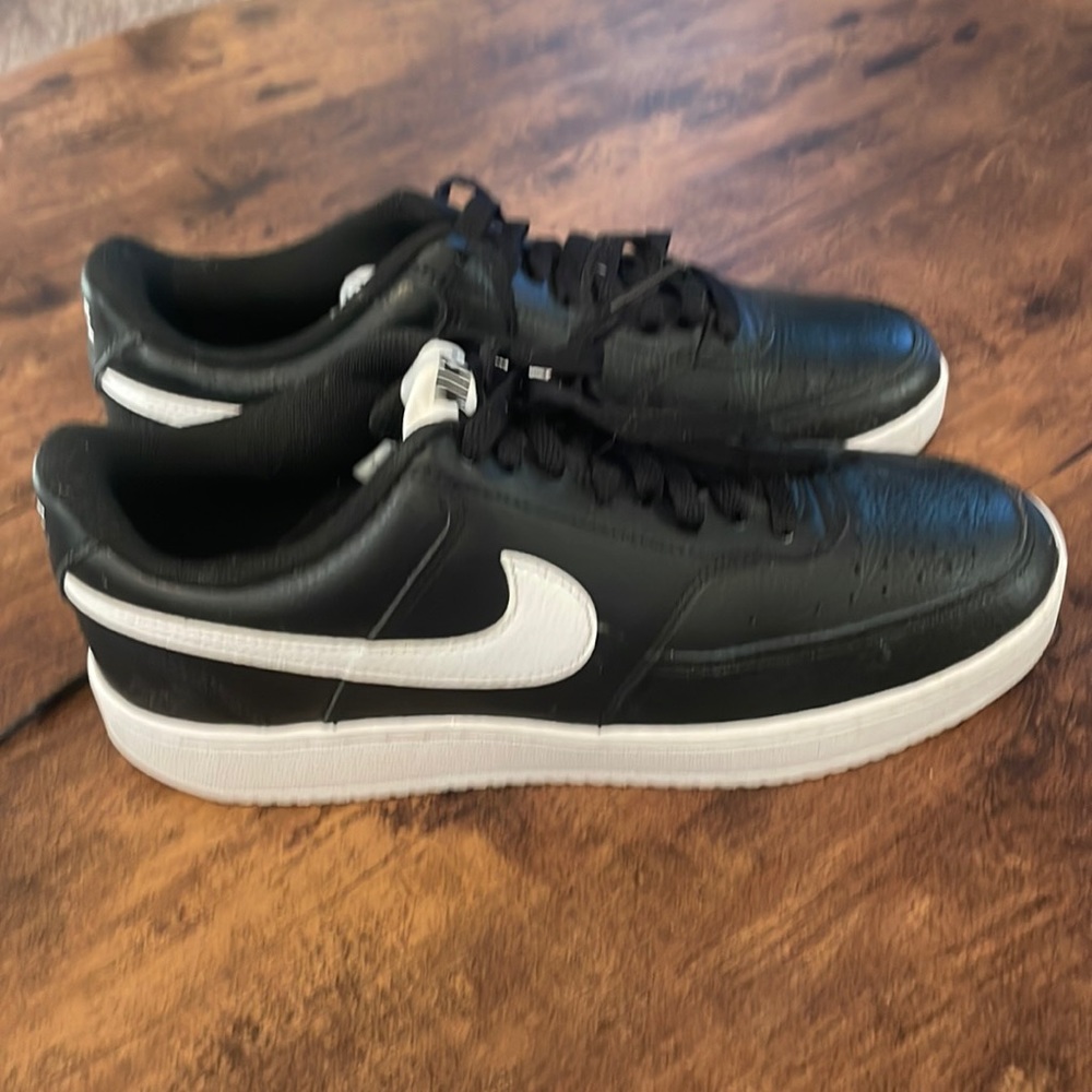 Black and white Nike Air Force 1